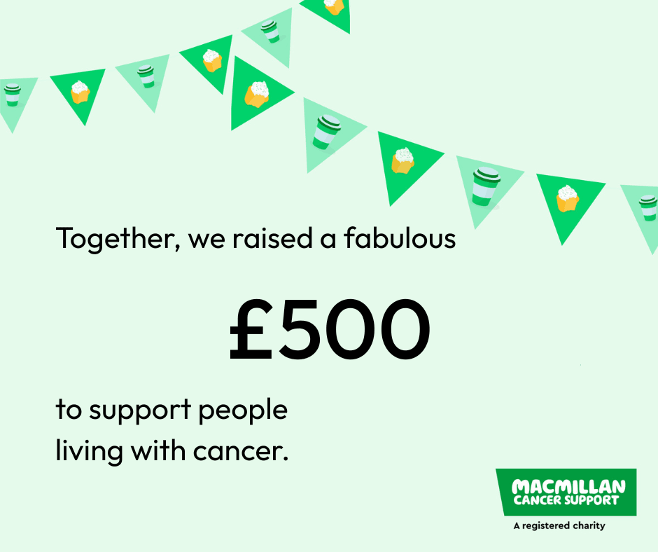Vanaways Raises £500 for Macmillan Cancer Support at Annual Coffee Morning